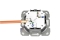 DIGITUS Netzwerkdose CAT 6A Klasse EA geschirmt 1xRJ45 weiß