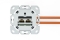 DIGITUS Netzwerkdose CAT 6A EA geschirmt 2xRJ45 weiß