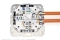 DIGITUS Netzwerkdose CAT 6A EA geschirmt 2xRJ45 weiß