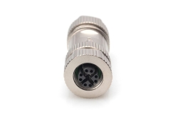 DIGITUS M12-Buchse X-kodiert IP67,Cat.6A, feldkonfektionier.