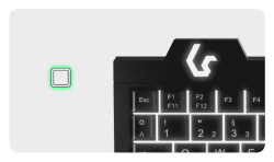 KeySonic Super-Mini-TAS Touchpad,B-light,BK, KSK-3210ELU(DE)