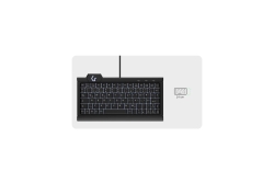 KeySonic Super Mini-TAS, Backlight, BK, KSK-3010ELC (DE)