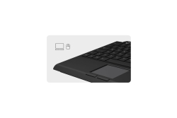 KeySonic Mini-TAS, Touchpad, Backlight, BK, KSK-5210ELU (DE)
