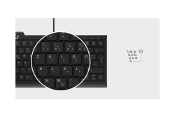KeySonic Mini-TAS mit Nummernblock, BK, KSK-5010ELC (DE)
