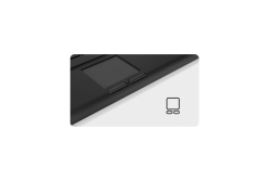 KeySonic Mini-TAS, Touchpad, Backlight, BK, KSK-5211ELU (DE)