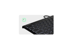 KeySonic Mini-TAS, Touchpad, Backlight, BK, KSK-5211ELU (DE)