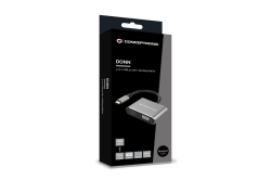 CONCEPTRONIC 4-1 Dock USB-C->HDMI/USB-A/VGA/100WPD 15cm gr