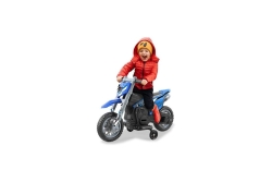 Jamara Ride-on Motorrad Power Bike 6V blau 2+