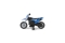 Jamara Ride-on Motorrad Power Bike 6V blau 2+