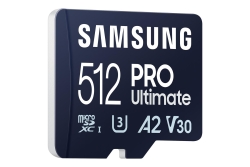 SD MicroSD Card 512GB Samsung SDXC PRO Ulti. Adapt.(Class10) retail