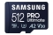 SD MicroSD Card 512GB Samsung SDXC PRO Ulti. Adapt.(Class10) retail
