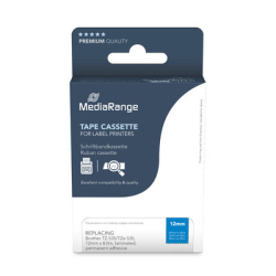 MediaRange Schriftbandka. Brother TZ-535/TZe-535 12mm 8m ws