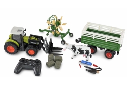 Amewi RC Traktor mit XL-Zubehörpaket LiIon 500mAh grün/6+