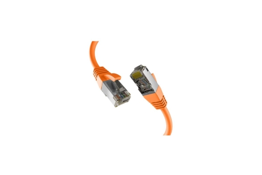 EFB RJ45 Patchkabel S/FTP PIMF Cat8.1 0.25m oragne