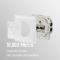 EFB Netzwerkdose CAT6a Unterputz 2-fach RJ45,