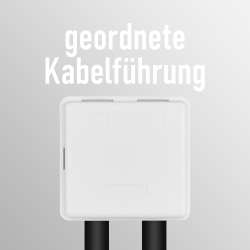 EFB Keystone Anschlussbox, 2Port, Aufputz,