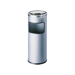Papierkorb mit Ascher SAFE Metall - Ø250 x 630 mm,...