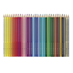 FABER-CASTELL Buntstift Colour Grip 36er Metalletui