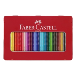 FABER-CASTELL Buntstift Colour Grip 36er Metalletui