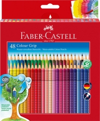 FABER-CASTELL Buntstift Colour Grip 48er Kartonetui