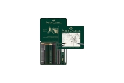 FABER-CASTELL Set Pitt Graphite medium Metalletui
