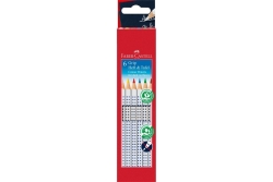 FABER-CASTELL Buntstift Grip Heft + Tafel 6er Etui
