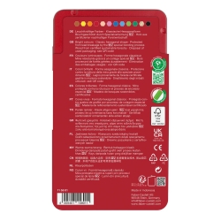 FABER-CASTELL Buntstift hexagonal 12er Metalletui
