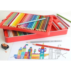 FABER-CASTELL Buntstift hexagonal 60er Metalletui