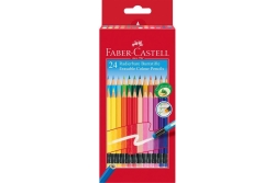 FABER-CASTELL Buntstift radierbar 24er Kartonetui