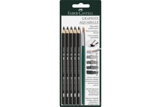 FABER-CASTELL Aquarellbleistift Graphite Aquarelle BK