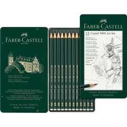 FABER-CASTELL Bleistift Castell 9000 12er Art Set
