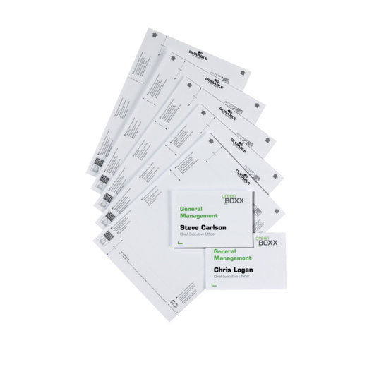 Einsteckschild DOOR SIGN REFILL, 149 x 105,5 mm, weiß