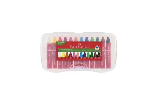 FABER-CASTELL Wachsmalkreiden Jumbo 12er Box