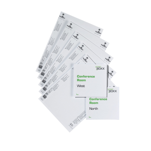 Einsteckschild DOOR SIGN REFILL, 149 x 148,5 mm, weiß