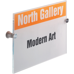 Türschild CRYSTAL SIGN, 210 x 297 mm (DIN A4 hoch),...