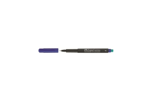 FABER-CASTELL Marker Multimark permanent F blau 10 Stk.