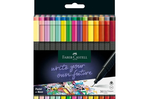 FABER-CASTELL Finepen Grip 0.4 30er Etui