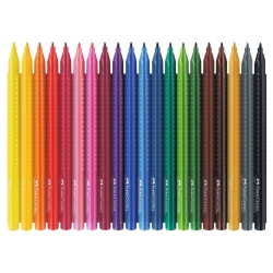 FABER-CASTELL Filzstift Grip Colour Marker 20x Etui