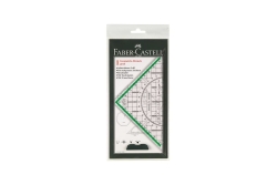 FABER-CASTELL Geometrie-Dreieck groß mit Griff 20 cm