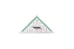 FABER-CASTELL Geometrie-Dreieck groß mit Griff 20 cm