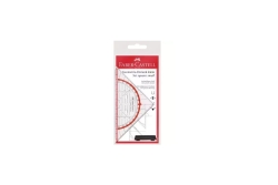 FABER-CASTELL Geometrie-Dreieck klein mit Griff 14cm
