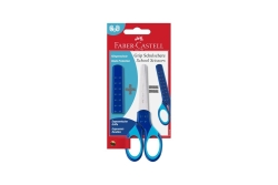 FABER-CASTELL Schulschere Grip blau