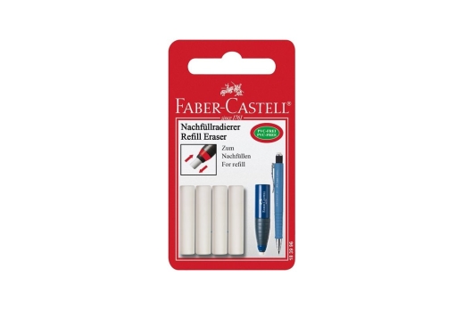 FABER-CASTELL Ersatzradierer für Radierstift Blister D