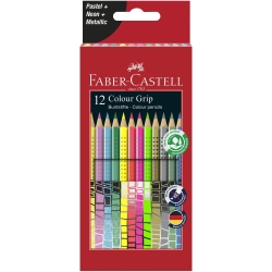 FABER-CASTELL Colour Grip Sonderfarbset 12er Etui