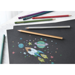 FABER-CASTELL Buntstift metallic 10er Kartonetui