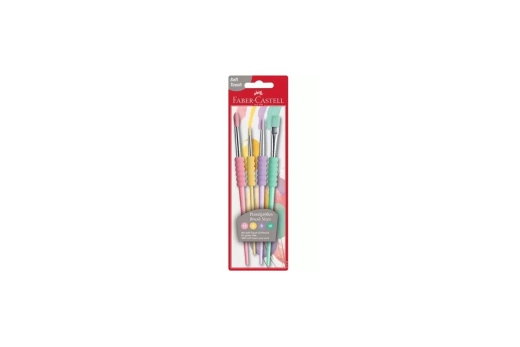 FABER-CASTELL Pinsel 4er Set Pastell Softgriffstück BK