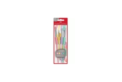 FABER-CASTELL Pinsel 4er Set Pastell Softgriffstück BK