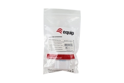 Equip Aufputzdose Cat6A 1-Port RJ45 UTP RAL 9010 ws Polybeutel