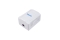 Equip Aufputzdose Cat6A 1-Port RJ45 UTP RAL 9010 ws Polybeutel