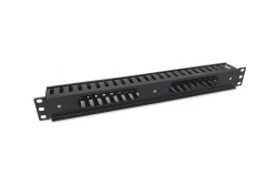 Equip 19 Kabelmanagement RW abnehm. ABS 1U RAL9005